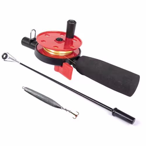 Набор для зимней рыбалки Fisherman Ice Spoon Set Mini S550SET (удилище, катушка, леска, блесна)