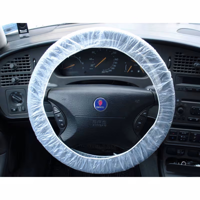 Защитные чехлы на руль с резинкой 9993-1, 400 мм, 11 мкм, 250 шт.