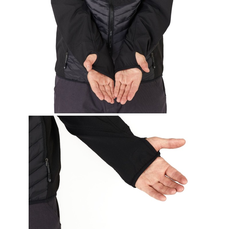 Куртка Мужская Norfin Thermo Pro, нейлон/спандекс, черный, размер S