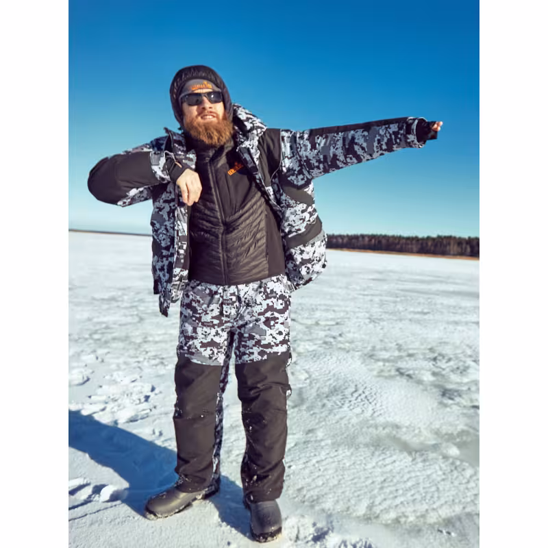 Куртка Мужская Norfin Thermo Pro, нейлон/спандекс, черный, размер S