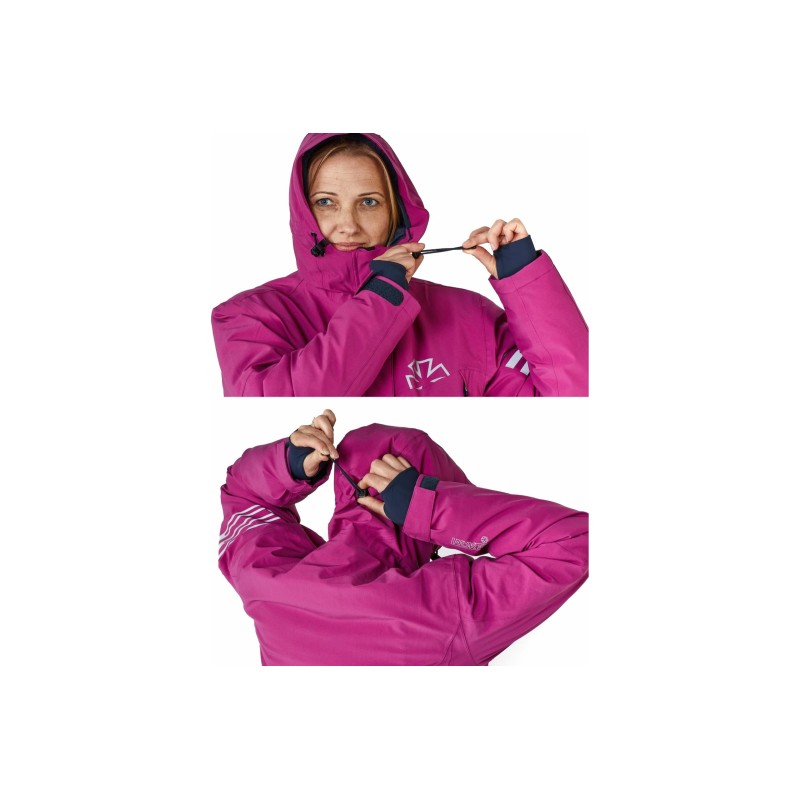 Куртка женская зимняя Norfin Women Nordic Purple, ткань Nortex Breathable, фиолетовый, размер XS, 160-162 см