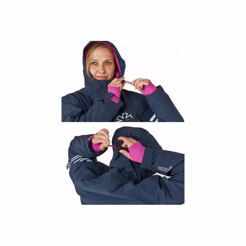 Куртка женская зимняя Norfin Women Nordic Space Blue, ткань Nortex Breathable, размер M, 164-166 см