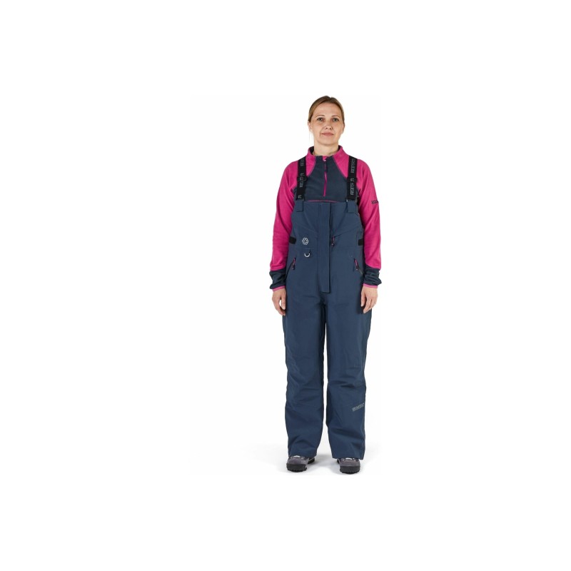 Полукомбинезон женский зимний Norfin Women Nordic Space Blue, ткань Nortex Breathable, синий, размер S, 162-164 см