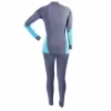 Комплект термобелья женский Norfin Lady Base Blue, голубой/серый, размер XS, 160-162 см