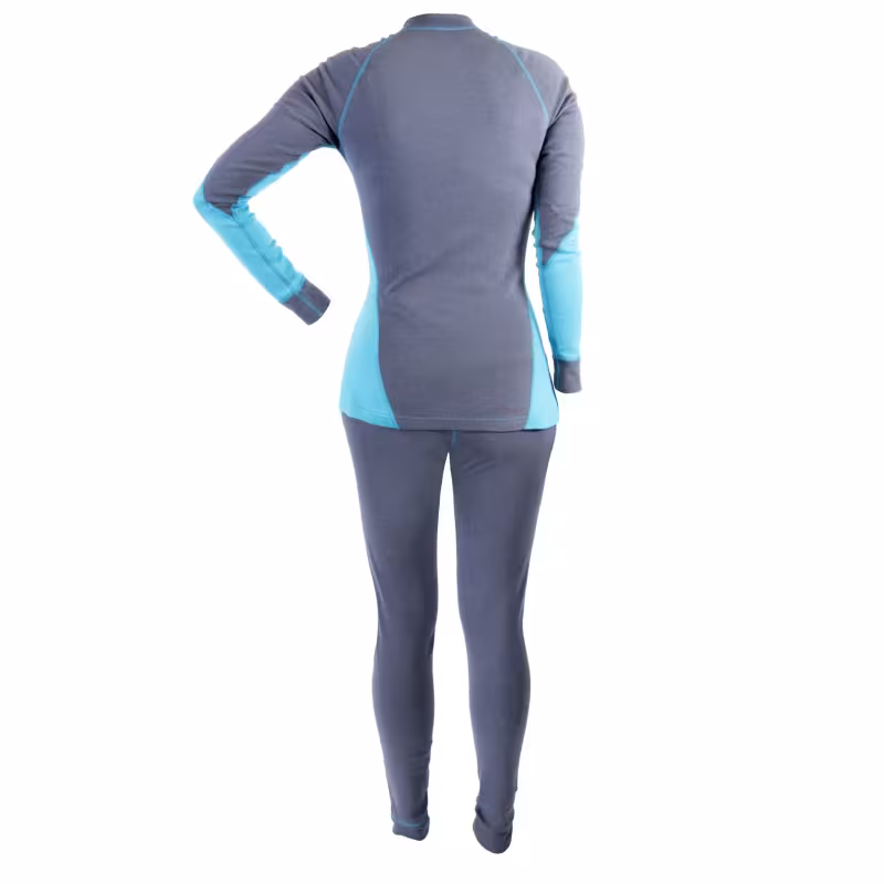 Комплект термобелья женский Norfin Lady Base Blue, голубой/серый, размер XS, 160-162 см