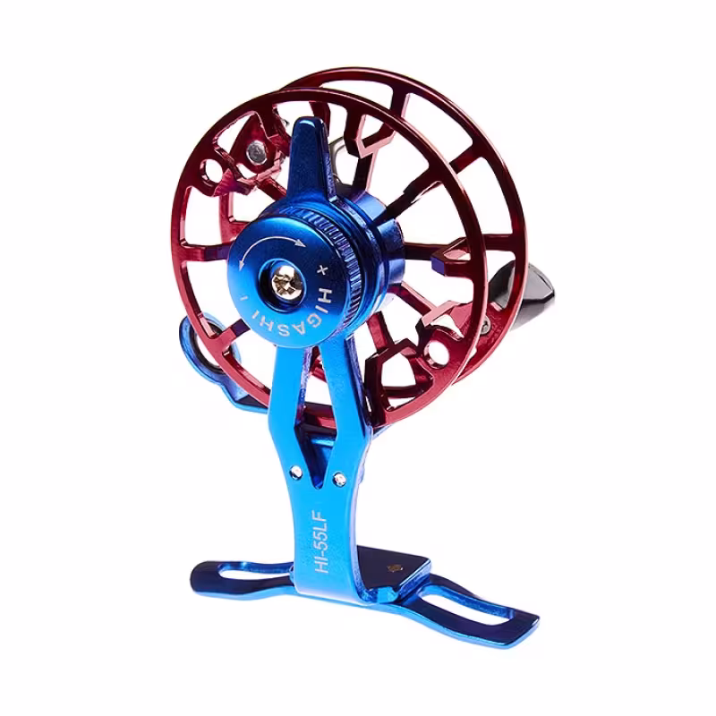 Катушка инерционная Higashi HI-55LF Blue/Red