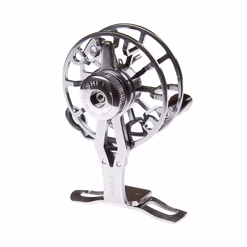 Катушка инерционная Higashi HI-55LF Silver