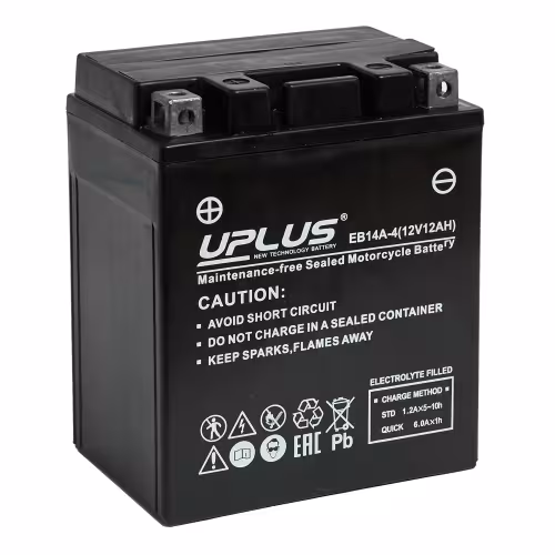 Аккумулятор Uplus EB14A-4 YB14-BS 12Аh, 12V (Polaris ATV Snow)