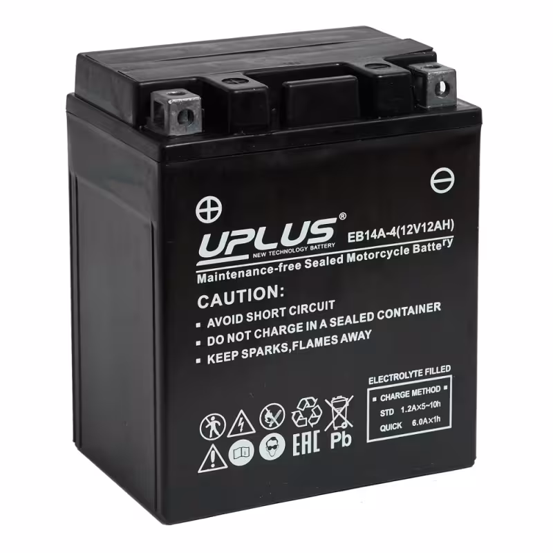 Аккумулятор Uplus EB14A-4 YB14-BS 12Аh, 12V (Polaris ATV Snow)