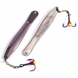 Блесна вертикальная зимняя с цепочкой Lucky John Walle, 60 мм, цв. CS