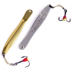 Блесна вертикальная зимняя с цепочкой Lucky John Walle, 60 мм, цв. GS 
