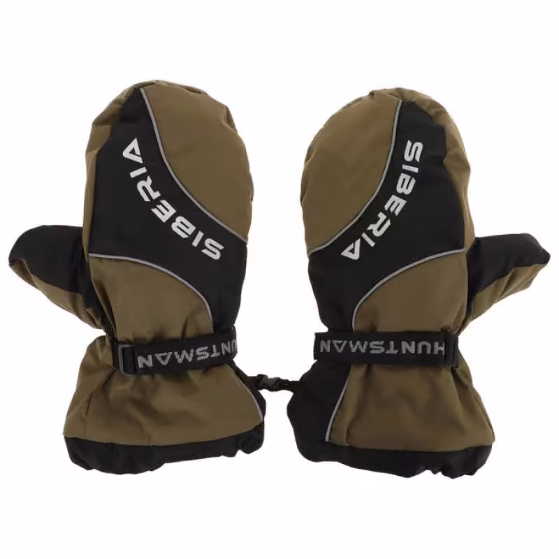 Рукавицы Huntsman (Восток) Siberia, ткань Breathable, хаки/черный, размер XL