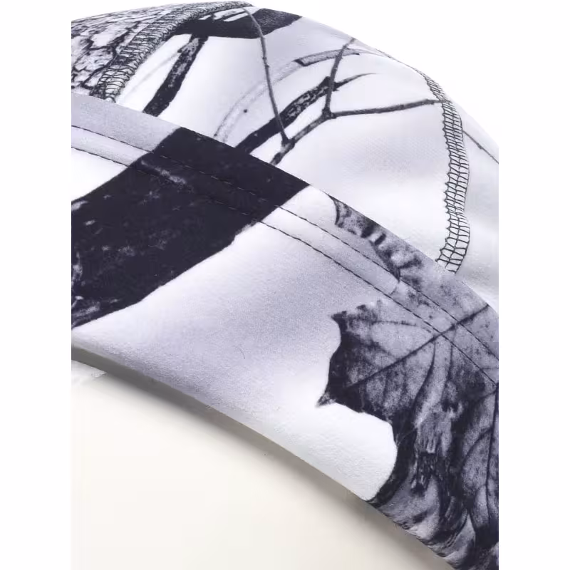 Шапка Huntsman (Восток) Рыбак, ткань Alova Windblock, белый лес, размер 56-58