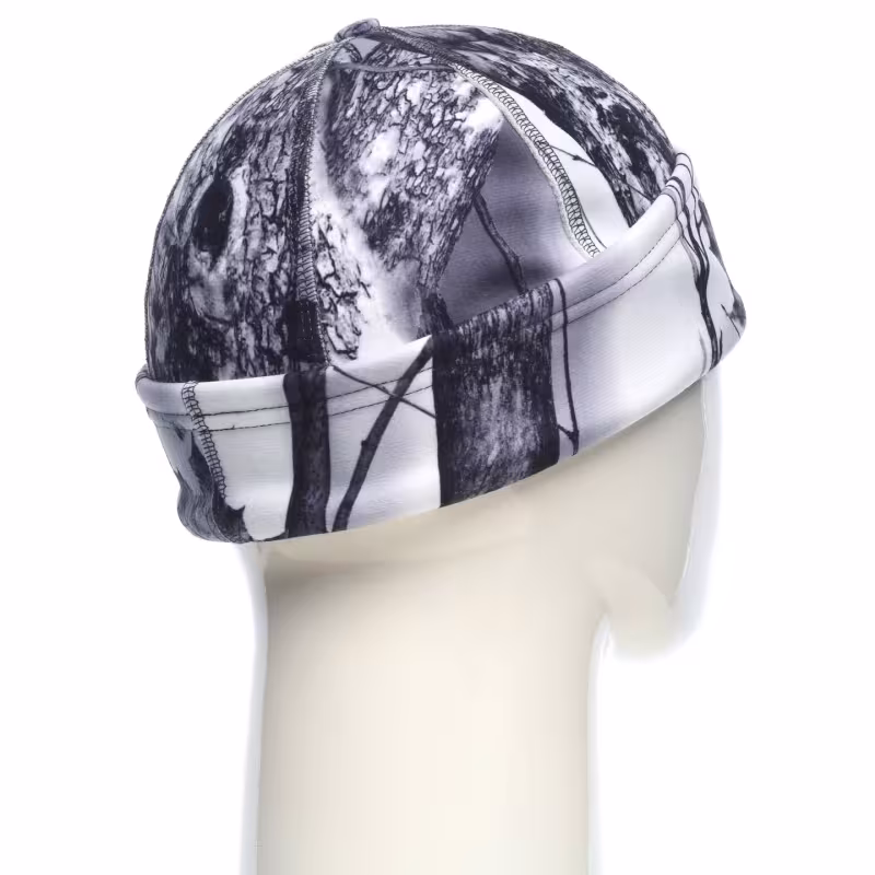 Шапка Huntsman (Восток) Рыбак, ткань Alova Windblock, белый лес, размер 56-58