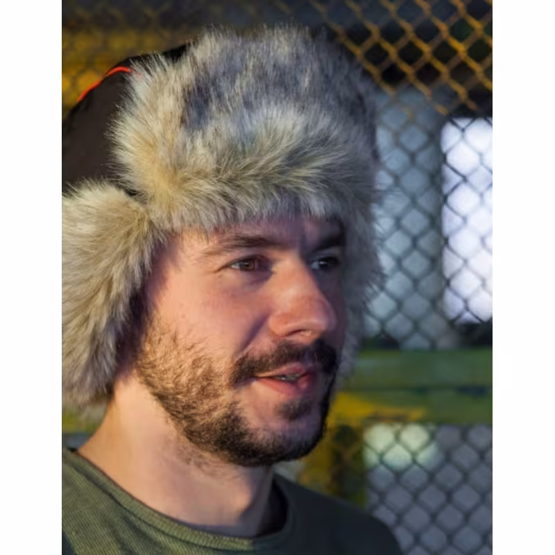 Шапка-ушанка Huntsman Reflect, ткань Reflex Membrane/волк, черный, размер 56-58