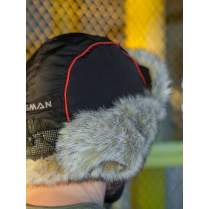  Шапка-ушанка Huntsman (Восток) Reflect, ткань Reflex Membrane/волк, черный, размер 56-58