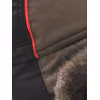 Шапка-ушанка Huntsman (Восток) Siberia, ткань Breathable, хаки/черный мех волк, 56-58 см