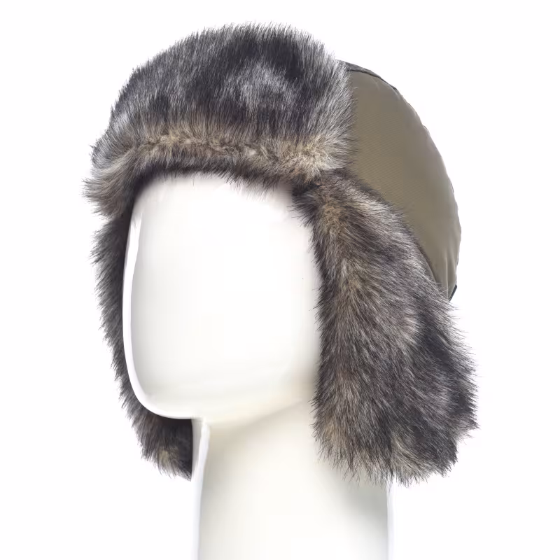 Шапка-ушанка Huntsman (Восток) Yukon Ice, ткань Breathable, хаки, размер 58-60