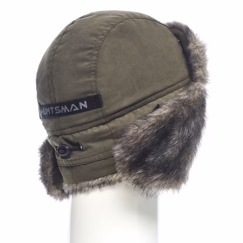 Шапка-ушанка Huntsman (Восток) Yukon Ice, ткань Finlandia, хаки, размер 56-58