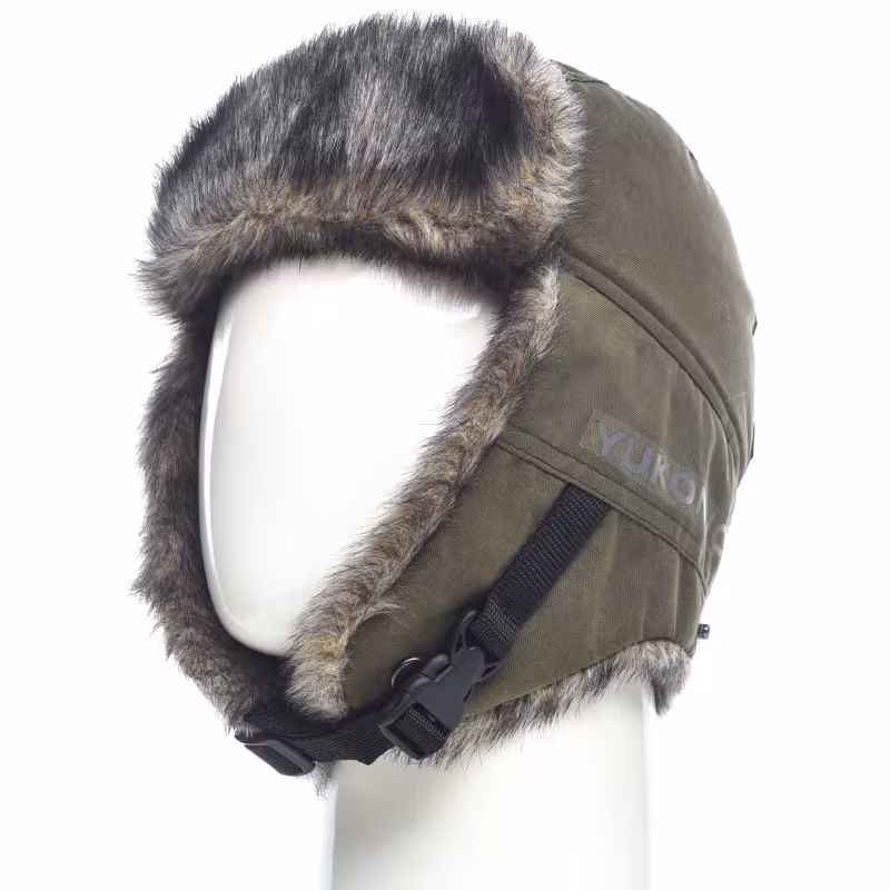 Шапка-ушанка Huntsman (Восток) Yukon Ice, ткань Finlandia, хаки, размер 58-60