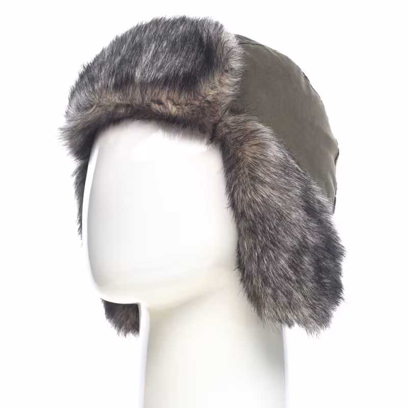 Шапка-ушанка Huntsman (Восток) Yukon Ice, ткань Finlandia, хаки, размер 58-60