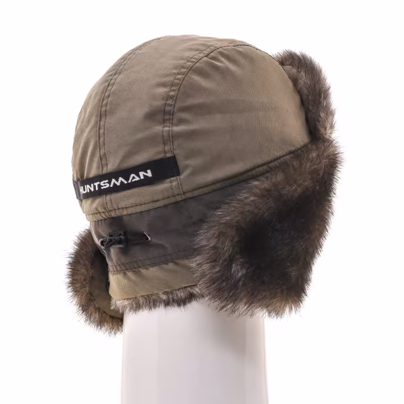 Шапка-ушанка Huntsman (Восток) Канада, ткань Finlandia, хаки, размер 56-58