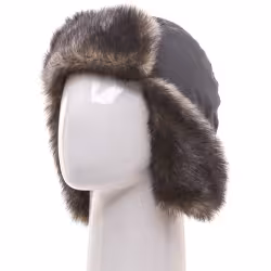 Шапка-ушанка Huntsman (Восток) Канада, ткань Оксланд, хаки/графит, размер 56-58