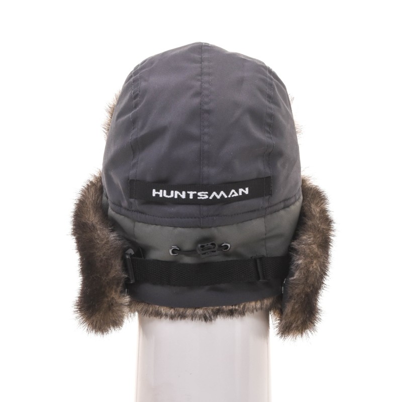 Шапка-ушанка Huntsman (Восток) Канада, ткань Оксланд, хаки/графит, размер 58-60