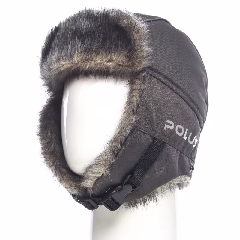 Шапка-ушанка Huntsman (Восток) Полюс, ткань Cell, хаки, размер 58-60