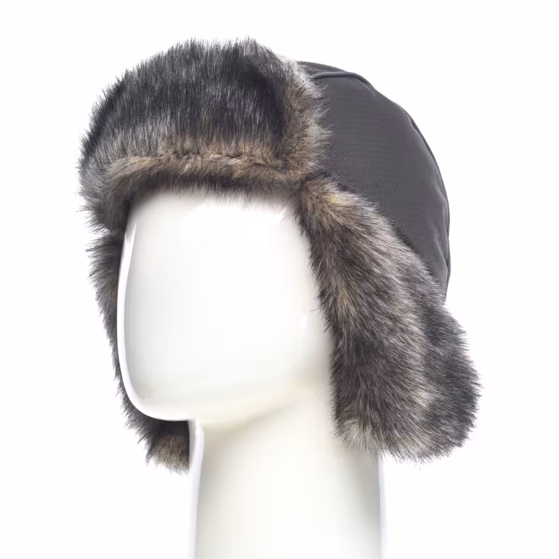 Шапка-ушанка Huntsman (Восток) Полюс, ткань Cell, хаки, размер 58-60