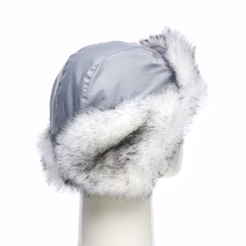 Шапка-ушанка с маской Huntsman (Восток) Евро Волк, ткань Taslan, цвет Полярный, размер 56-58