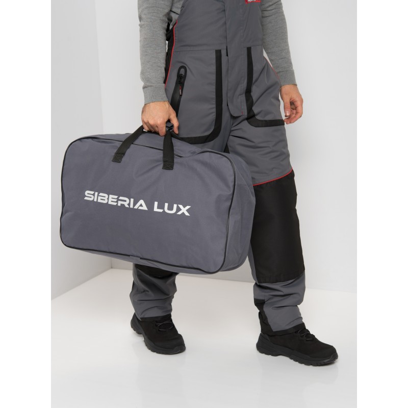 Костюм мужской Huntsman (Восток) Siberia Lux, ткань Breathable, цвет cерый/черный, размер 68-70, 182-188 см