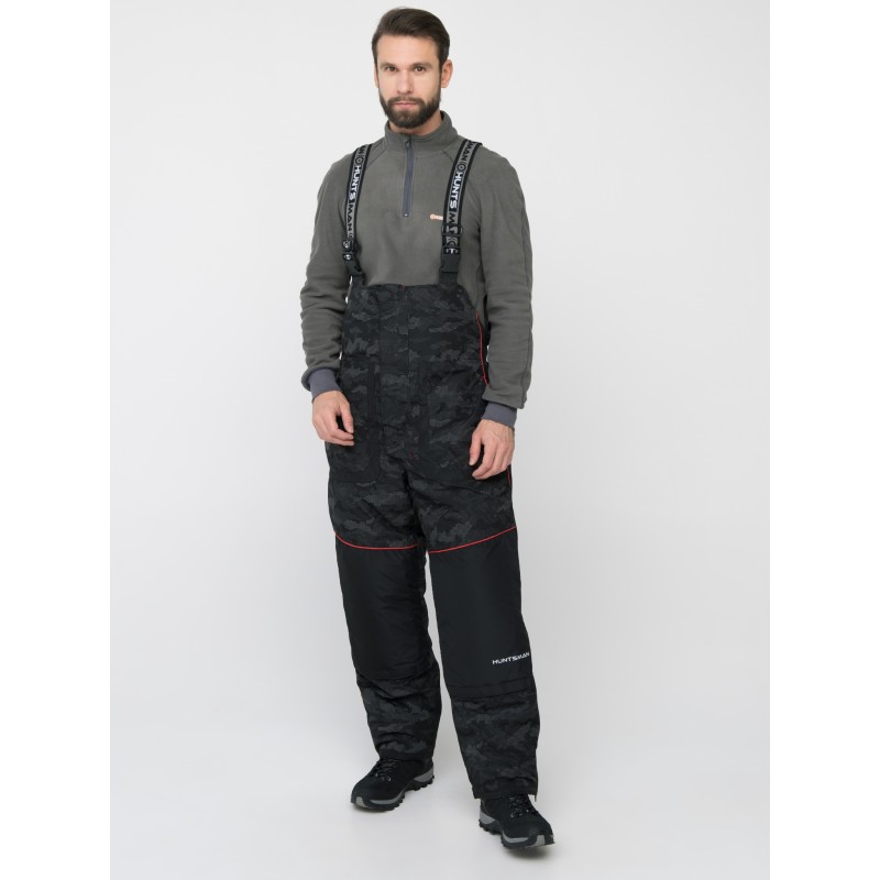 Костюм зимний  Huntsman (Восток) Siberia Reflect, ткань Reflex Membrane, цвет черный,  размер 52-54, 182-188 см