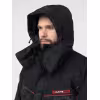 Костюм зимний Huntsman Siberia Reflect, ткань Reflex Membrane, цвет черный, размер 60-62, 182-188 см