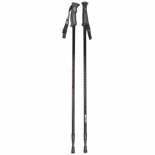 Палки для скандинавской ходьбы телескопические Tech Team Yeti, алюминий (115-135)