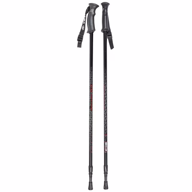 Палки для скандинавской ходьбы телескопические Tech Team Yeti, алюминий (115-135)