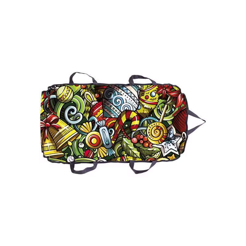 Ледянка двухместная ТяниТолкай Big Comfort , Xmas, 75 см