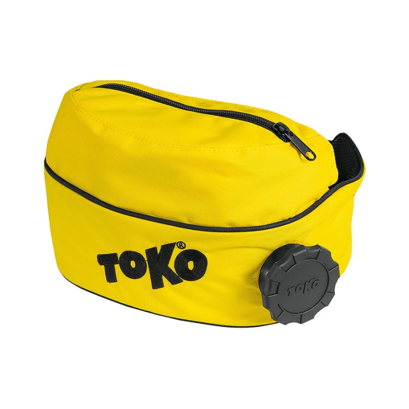 Сумка-термос поясная для питья Toko Drink belt, желтый/черный