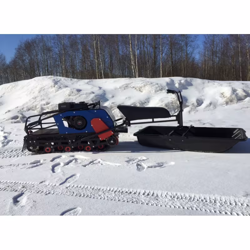 Модуль-толкач к мотобуксировщику БТС 500 с санями 