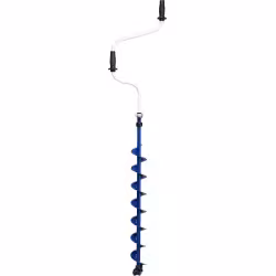 Ледобур ручной Helios 130 Long, синий