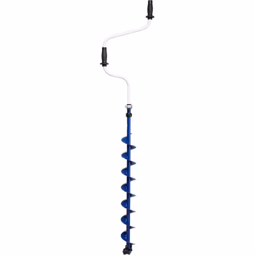 Ледобур ручной Helios 130 Long, синий