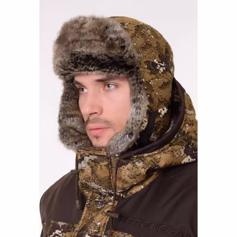 Шапка-ушанка Triton Gear Winter Storm, ткань Алова, бежевый, размер XL