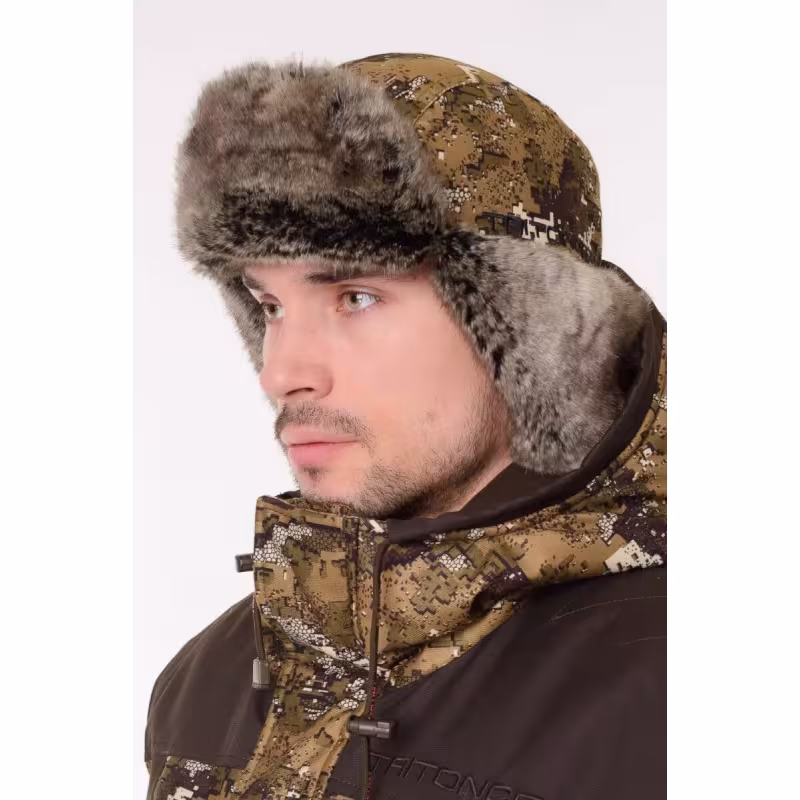 Шапка-ушанка Triton Gear Winter Storm, ткань Алова, бежевый, размер XL