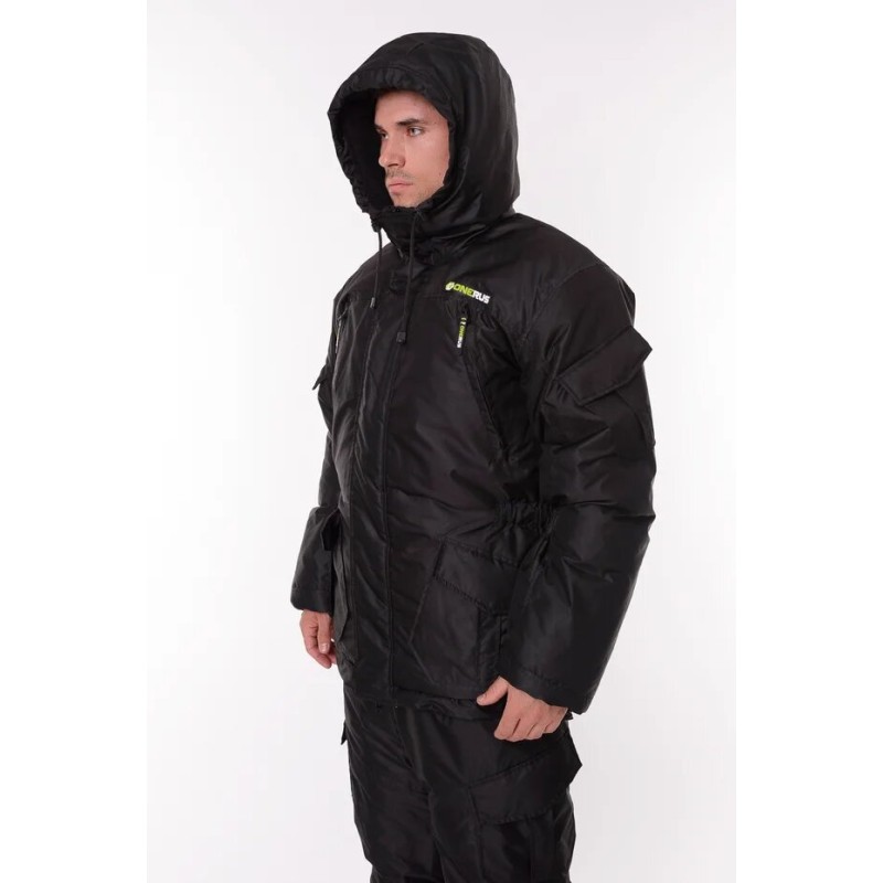 Костюм мужской OneRus Горный -45, ткань Таслан, цвет черный, размер 52-54, 170-176 см