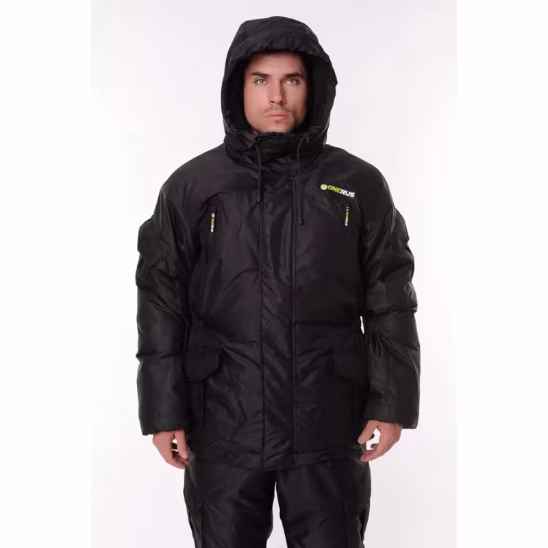 Костюм мужской OneRus Горный -45, ткань Таслан, цвет черный, размер 56-58, 182-188 см