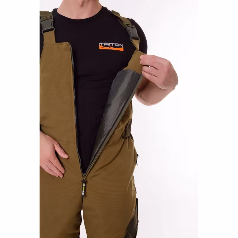 Костюм мужской OneRus Горный -45, ткань Брезент, хаки, размер 52-54, 170-176 см