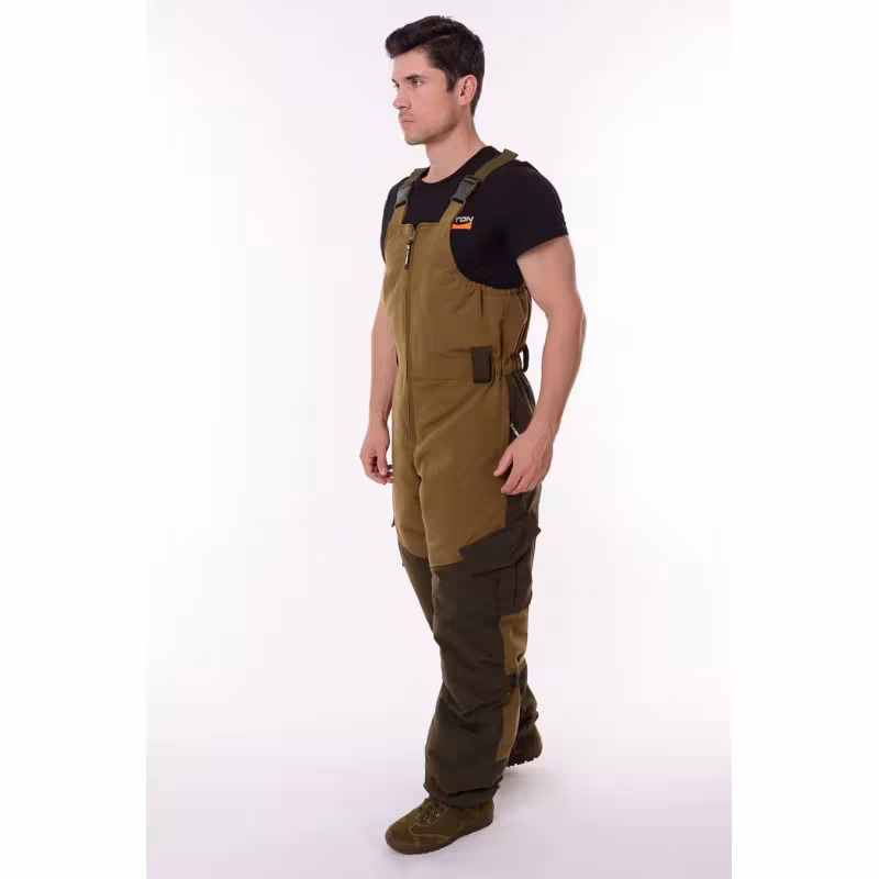 Костюм мужской OneRus Горный -45, ткань Брезент, хаки, размер 52-54, 182-188 см