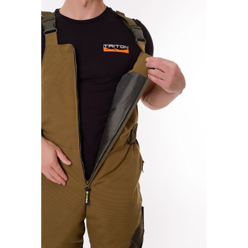 Костюм мужской OneRus Горный -45, ткань Брезент, хаки, размер 56-58, 182-188 см