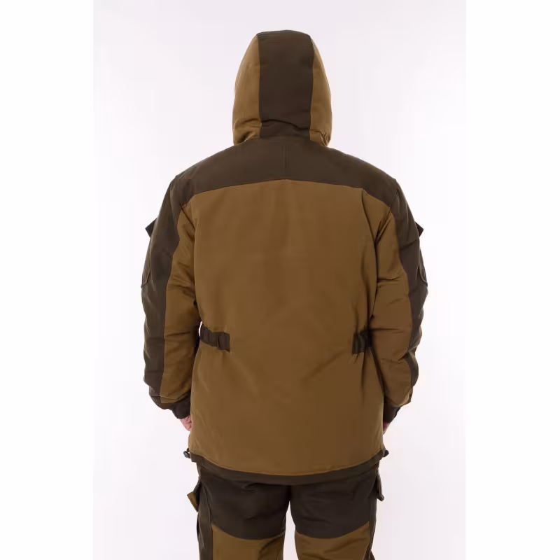 Костюм мужской OneRus Горный -45, ткань Брезент, хаки, размер 48-50, 182-188 см