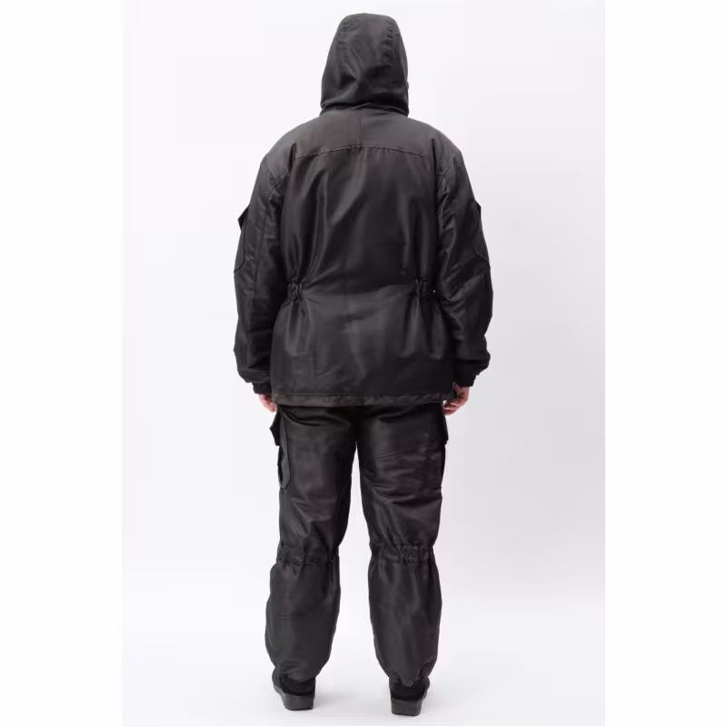 Костюм мужской OneRus Горный ПК -15, ткань Таслан, черный, размер 52-54, 182-188 см